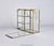 Vintage Brass and Glass Curio Display Cabinet With Chain Wall Hanging or Table Top For Sale - Image 4 of 7