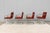 Ludwig Mies Van Der Rohe Brno Tubular Chairs in Orange Vinyl by Gordon, Set of 4 For Sale - Image 11 of 18