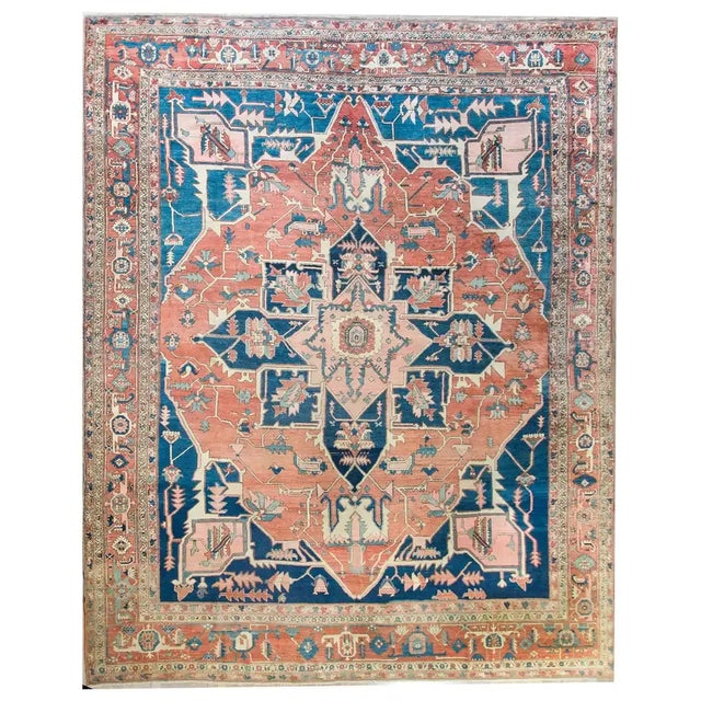 Late 19th Century Persian Serapi Rug For Sale - Image 13 of 13