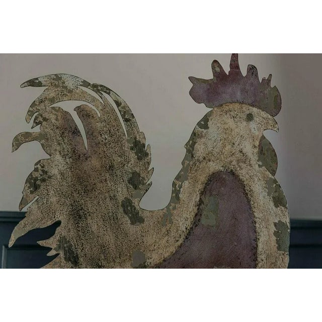 French. Antique early 20th century. A large decorative hand painted cockerel sourced from the south of france measures:...