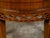 Walnut 19th Century Italian Demi-Lune Table with Banding and Fluted Legs For Sale - Image 10 of 12