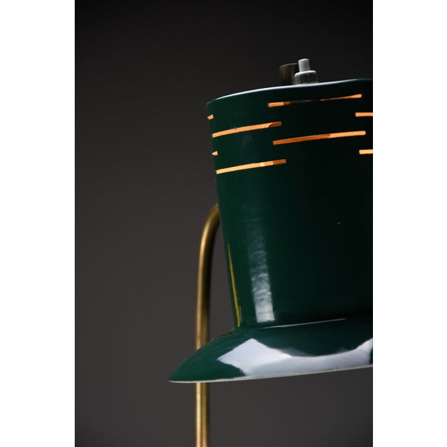 Mid-Century Modern Italian Red Green and Yellow Floor Lamp, 1950 For Sale - Image 14 of 18