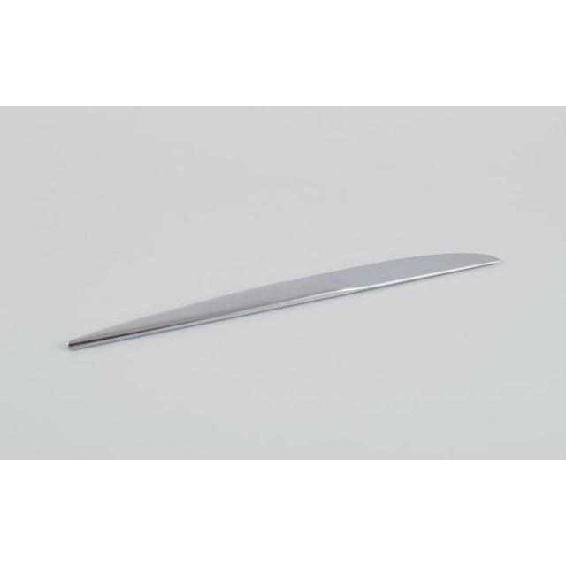 Metal Appetize & Dinner Service by Nedda El-Asmar for Gense, Set of 12 For Sale - Image 7 of 10