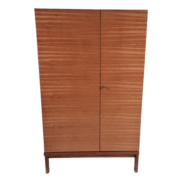 Vintage Wardrobe in Beech, 1970s For Sale