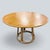 Wood Vintage Round Dining Table in Oak and Bamboo, 1970s For Sale - Image 7 of 9
