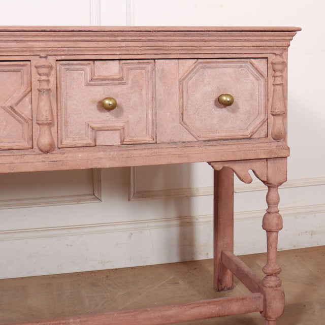 English Painted Dresser Base, 1890s For Sale - Image 5 of 12