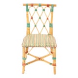Juliette Rattan Chair by Creel and Gow For Sale