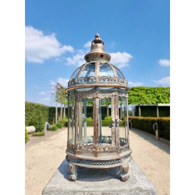 Lantern in Glass, 1970s For Sale - Image 9 of 11