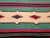 Vintage American Southwestern Kilim, Handwoven Wool, Stripe Pattern, Ivory & Green, 4’ X 8’ For Sale - Image 9 of 12