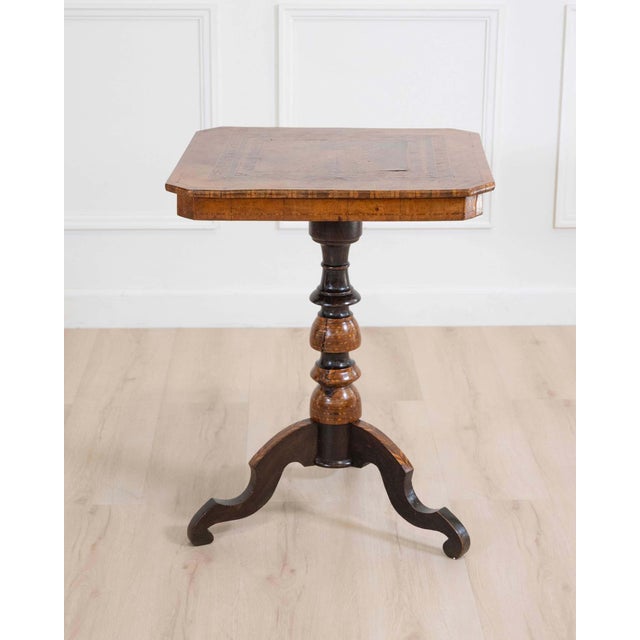 Italian 19th Century Rolo Inlaid Center Table For Sale - Image 10 of 10
