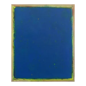 Original Abstract Minimalist Colorfield Oil Painting "Awh 280" Original Artwork by Bernhard Zimmer