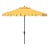 Outdoor Venice 11ft Round Crank Umbrella - Yellow For Sale