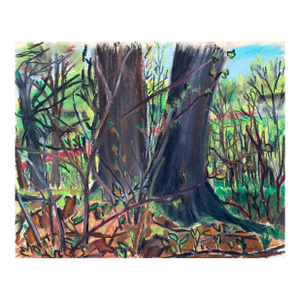 1964 Larry Connatser Holy Hill Landscape Pastel