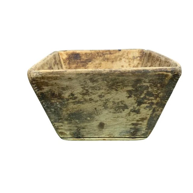 Rustic Vintage Wooden Rice Measurer For Sale - Image 3 of 5
