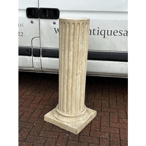 Large Bust on Corinthian Column Display Stand For Sale - Image 15 of 18