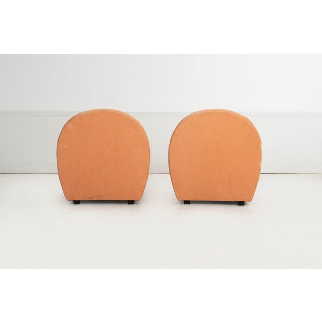 Textile John Mascheroni for Swaim Originals, Pair of Club Chairs, Model 879c, 1989 For Sale - Image 7 of 12