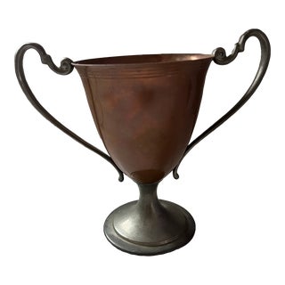Antique Copper Trophy or Loving Cup For Sale