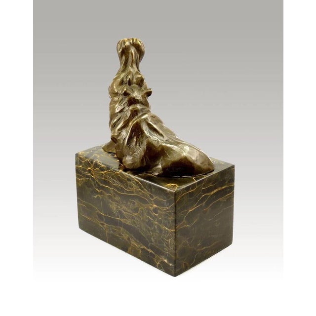 Bronze Little Hippo Statue For Sale - Image 6 of 8
