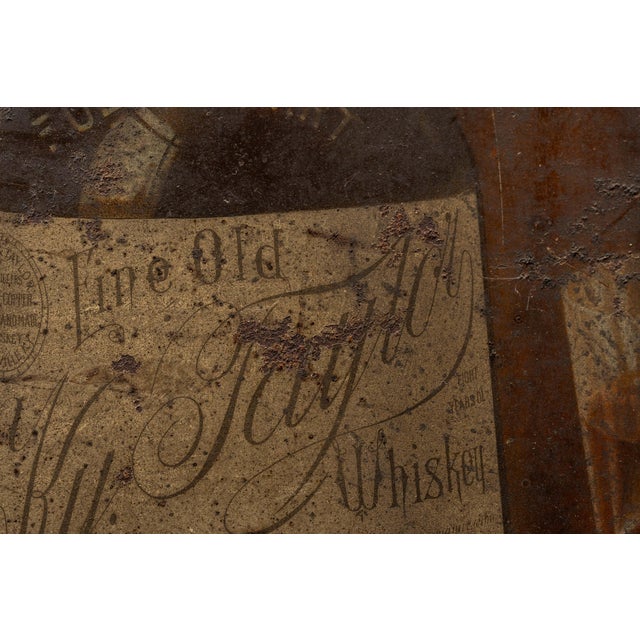 Metal Pre-Prohibition K. Y. Taylor Whiskey Advertising Sign For Sale - Image 7 of 9