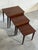 1960s Danish Mid-Century Modern Rosewood Nesting Tables – Set of 3, Denmark, 1960s For Sale - Image 5 of 10