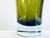 1960s Sculptural Glass Art Vase in Olive Green from the Riihimäen Lasi Oy Glassworks, Finland, 1960s For Sale - Image 5 of 13