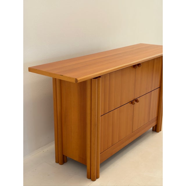Vintage Sideboard in Walnut, 1980s For Sale - Image 9 of 14