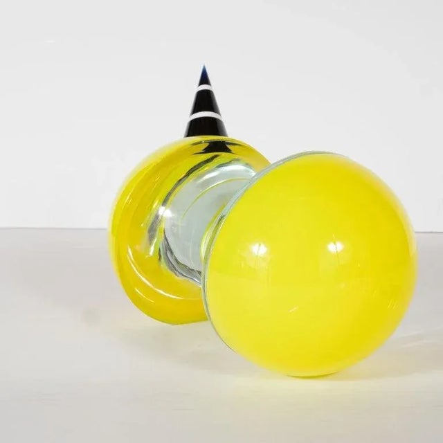 2010s Abstract Art Glass "Duel" Sculpture by Jiri Jelinek For Sale - Image 5 of 12