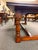 Mahogany English Country Rustic Farmhouse Dining Table, Circa 1980 For Sale - Image 9 of 12