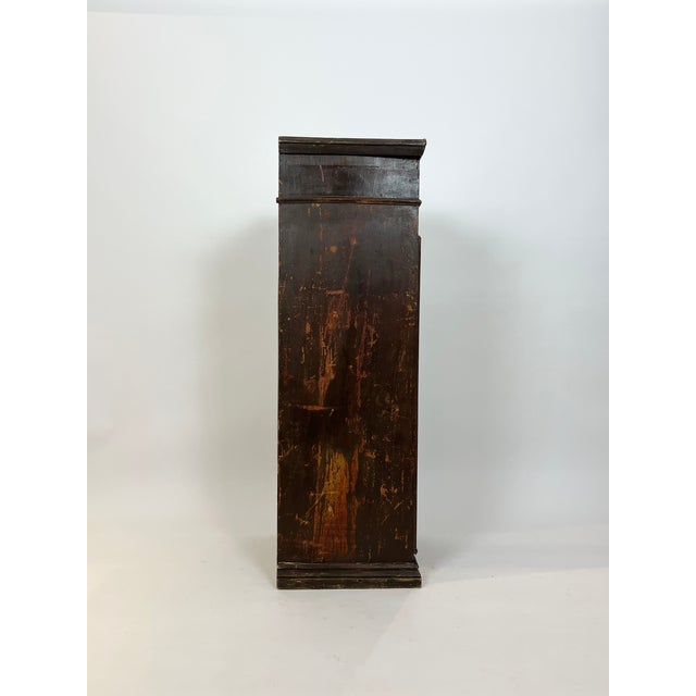 Wood Vintage Storage Plinth in Pine, 1890s For Sale - Image 7 of 18