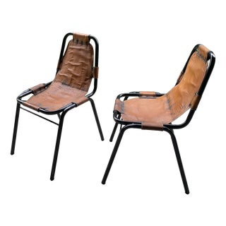 Chairs by Charlotte Perriand for Les Arcs, 1970s, Set of 2 For Sale