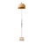 Mid-Century Modern Space Age Arc Floor Lamp with Travertine Base attributed to Goffredo Reggiani, Italy, 1970s For Sale - Image 3 of 11
