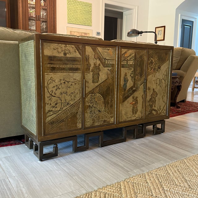1970s Philip and Kelvin LaVerne, Mid-Century Modern, "Chan Li" Cabinet, Signed For Sale - Image 13 of 18