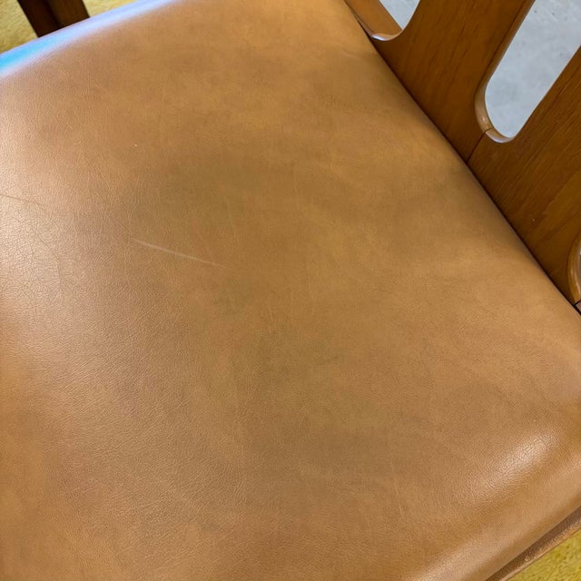 Nathan Furniture Vintage High Back Dining Chairs Set of 6 For Sale - Image 13 of 13