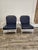 Chinoiserie Vintage Faux Bamboo Cast Aluminum Lounge Chairs - A Pair For Sale - Image 3 of 12