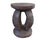 African Vintage Rustic Wood African Large Baga Stool/Table Guinea-Bissau 15.5" H by 12"w For Sale - Image 3 of 7