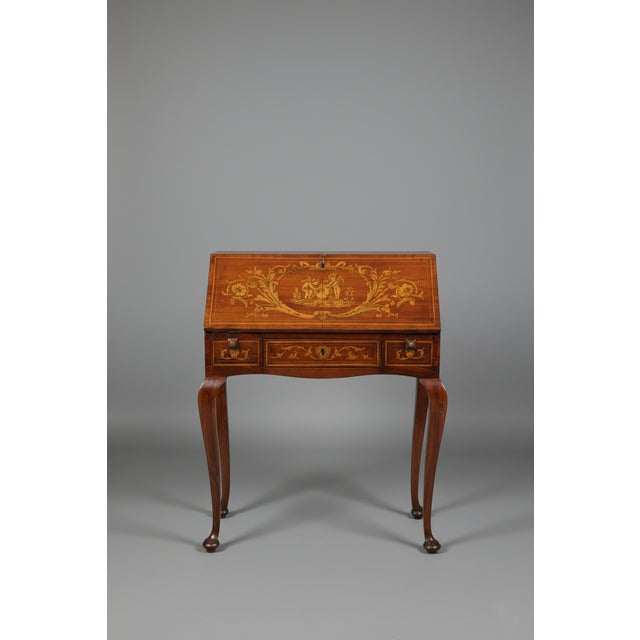 Drop-Leaf Desk, Late 19th Century For Sale - Image 3 of 18