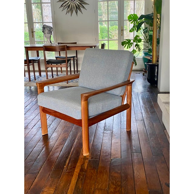Danish Teak Armchair from Komfort, 1960s For Sale - Image 9 of 17