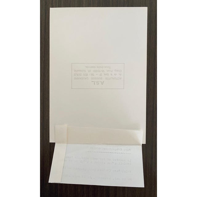 Late 20th Century Black And White Photograph Of Marc Chagall 1978, 1978 For Sale - Image 5 of 7