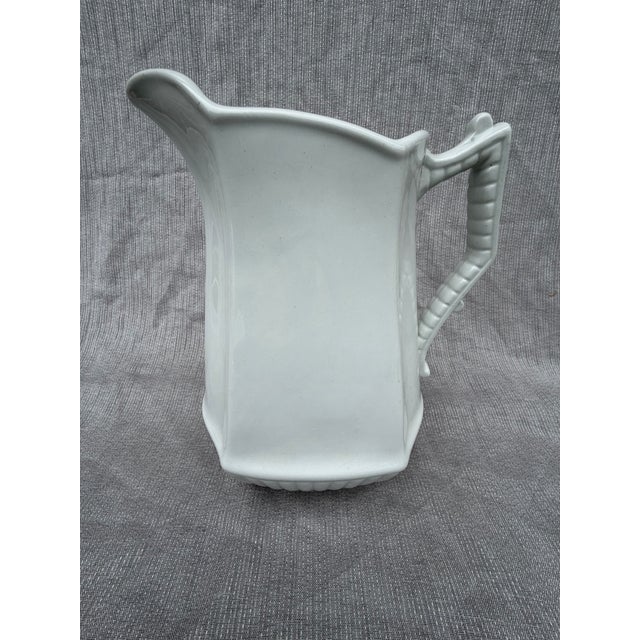 Antique English Ironstone Pitcher For Sale - Image 10 of 15
