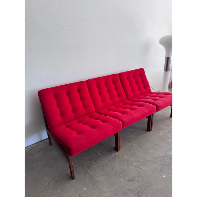 Moduline Chair in Teak by Ole Gjerløv-Knudsen Torben Lind for France & Søn, 1960s For Sale - Image 11 of 18