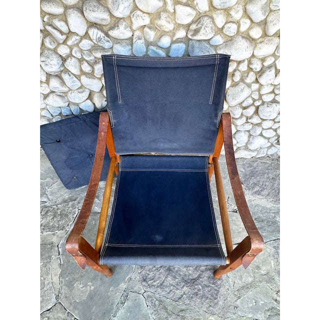 KK47000 Safari Chair by Kaare Klint for Rud. Rasmussen, Denmark, 1960s For Sale - Image 15 of 17