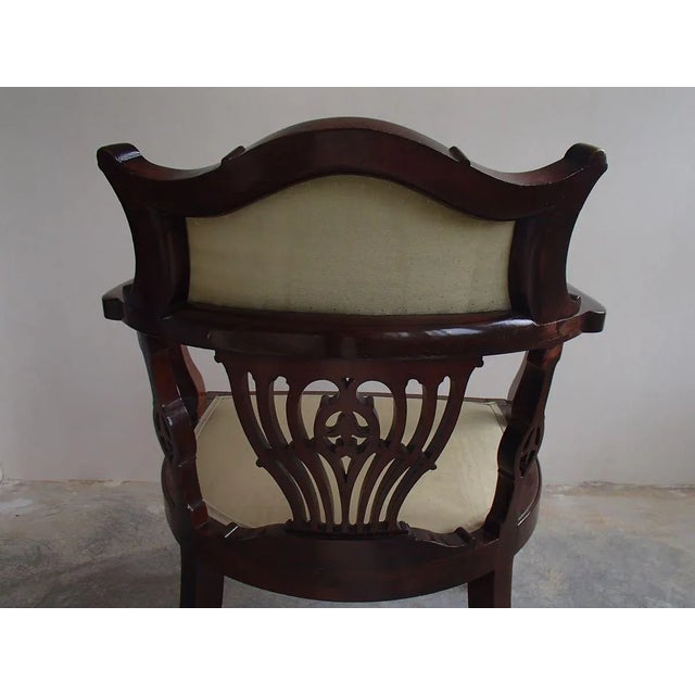Hollywood Regency Antique Regency Desk Chair For Sale - Image 3 of 18
