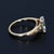 2.1ct Igi Certified Lab-Grown Cushion-Cut Diamond Ring in 14k Yellow Gold Size 7 For Sale - Image 4 of 8