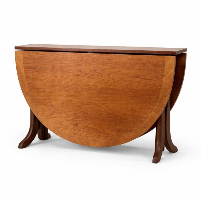 Vintage Two-Tone Teak Drop Leaf Dining Table by Parker Knoll, 1960s For Sale - Image 10 of 10