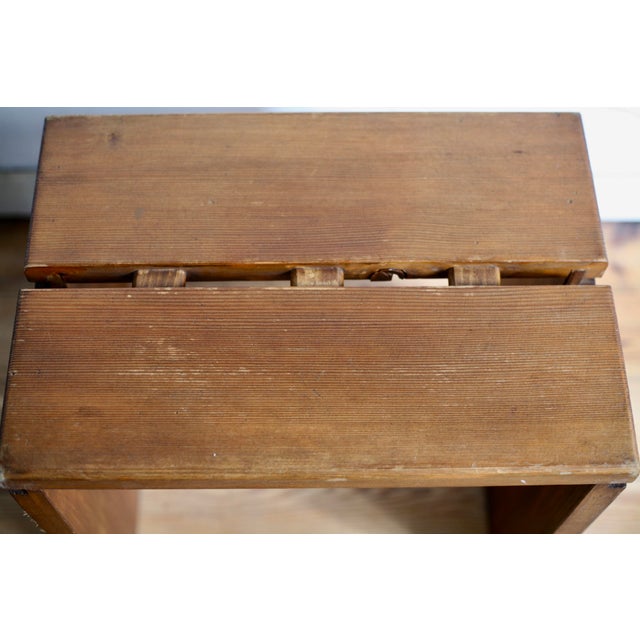 Large Stool by Charlotte Perriand for Les Arcs, France, 1960s For Sale - Image 11 of 13