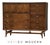 Refinished Broyhill Brasilia Magna Walnut Dresser Mid Century Modern For Sale