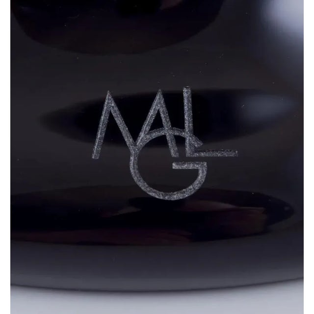 Black Murano Glass Floor Vase by Roberto Cavalli, 2000s For Sale - Image 5 of 10