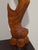 Vintage Mid-Century Balinese Modernist 23.5-Inch Temple Maiden With Lotus For Sale - Image 9 of 12