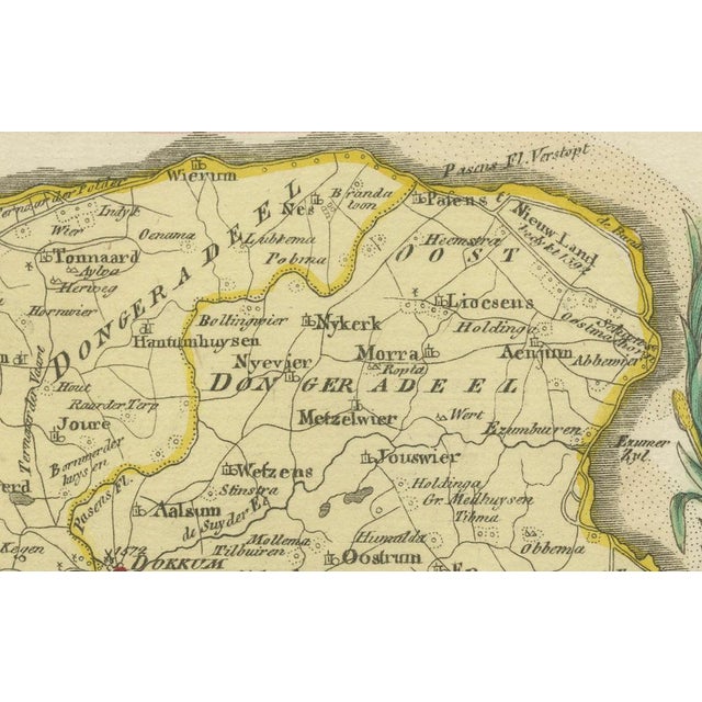 Late 18th Century Antique Map of Leeuwarden and Dokkum in Friesland by Von Reilly, 1791 For Sale - Image 5 of 11