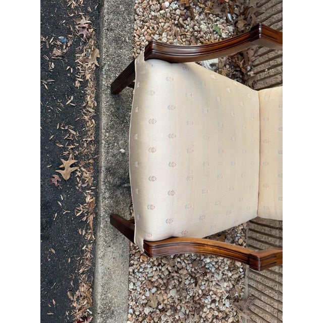 Late 20th Century Hickory Southwood Furniture Chippendale Style Mahogany Armchair For Sale - Image 10 of 10